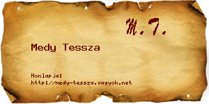 Medy Tessza névjegykártya